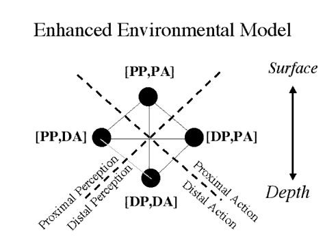 Figure 4. Extending Brunswik�s Environmental Model to Interactive Situations